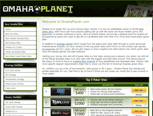 Tablet Screenshot of omahaplanet.com